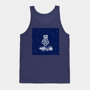 tie, accessory, haberdashery, menswear, fashion, technology, light, universe, cosmos, galaxy, shine, concept Tank Top